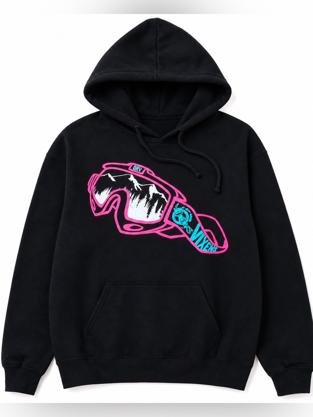 Off Road Vixens Neon Graphic Hoodie Women’s 3XL Moto ATV Pullover